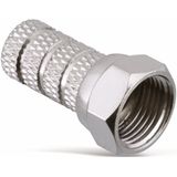 S-IMPULS F-Stecker, 6,5 mm, Aufdrehmontage