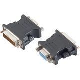 S-IMPULS DVI-D (24+1) Adapter VGA-Buchse PVC schwarz