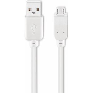 GOOBAY USB 2.0 Hi-Speed Anschlusskabel A/Micro-B 95143, 1,8 m, weiß