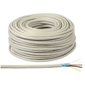 S-IMPULS Telefon-Verlegekabel J-Y(ST)Y, 2x2x0,6 mm, 20 m, grau