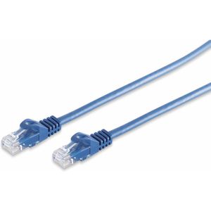 S-IMPULS RJ45 Patchkabel CAT 7 Rohkabel U/UTP, blau, 0,5 m
