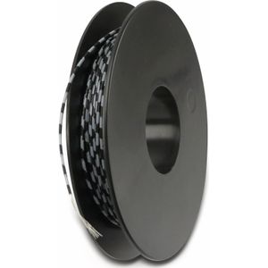 RAUTRONIC Litze, 1x0,14, 25m Spule, grau/schwarz, LIYV