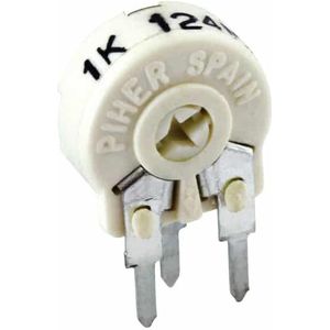 PIHER Potentiometer PT-10, 1 KΩ, stehend