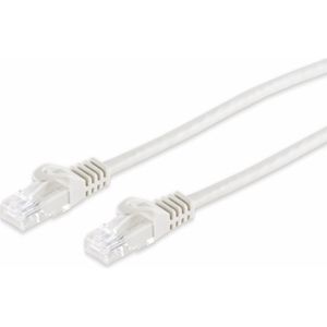 S-IMPULS RJ45 Patchkabel CAT 7 Rohkabel U/UTP, weiß, 0,5 m