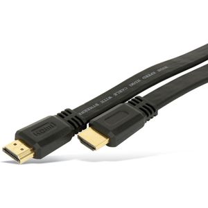S-IMPULS HDMI-Flatkabel, HIGH SPEED with ETHERNET, 3 m