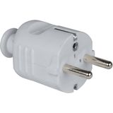 PCE Schutzkontaktstecker PP 2SL, grau
