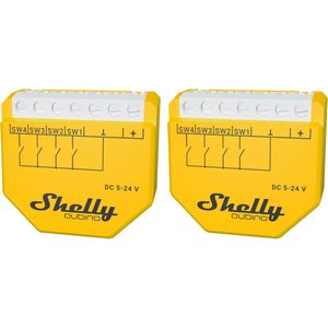 SHELLY Szenenaktivierer Wave i4 DC, Unterputz, gelb, 2 Stück