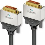 SONERO DVI-Kabel Premium, 10 m, Dual Link, Stecker/Stecker (24+1)