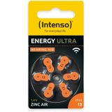 INTENSO Hörgeräte-Batterie Energy Ultra A 13, 6 Stück, orange