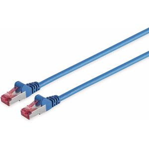 S-IMPULS CAT.6a Netzwerkkabel, S/FTP, PIMF, halogenfrei, blau, 0,15 m