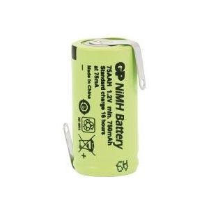 GP NiMH-Industriezelle mit Lötfahnen, 750 mAh