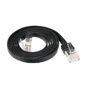 S-IMPULS CAT.6 Patchkabel, slim, 0,5 m, schwarz