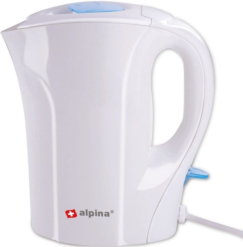 ALPINA Wasserkocher, 1 L, 1000 W, weiß