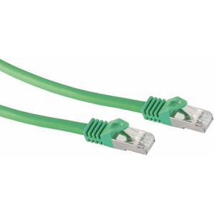 S-IMPULS RJ45 Patchkabel S/FTP (PIMF), m. CAT.7 Rohkabel, 7,5 m, grün