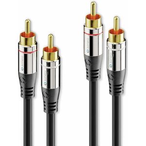 SONERO Cinchkabel Stereo, 3,0 m, schwarz