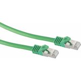 S-IMPULS RJ45 Patchkabel S/FTP (PIMF), m. CAT.7 Rohkabel, 20 m, grün