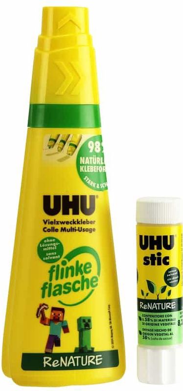 UHU Flinke Flasche, Vielzweckkleber, inkl. UHU Klebestick