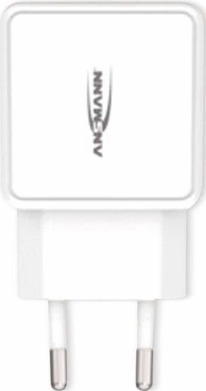 ANSMANN USB-Ladegerät HomeCharger HC218PD, 5 - 12V, 3000 mA, weiß