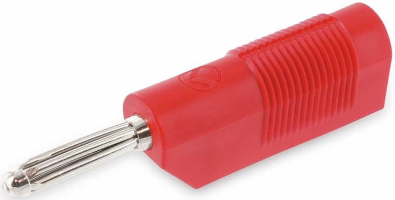 HIRSCHMANN Büschel-Stecker BSB 20 K rot