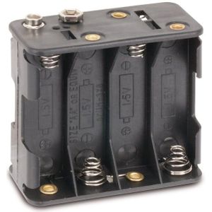 Batteriehalter, 8x Mignon, Clipanschluss