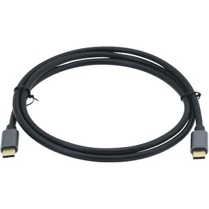 EQUIP USB-C Kabel 128354 PD100W 4K 60Hz 10Gbps 1,0m schwarz