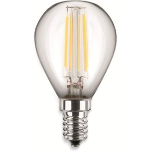 BLULAXA LED-Filament-Lampe, G45, E14, EEK: E, 6,5 W, 810 lm, 2700 K