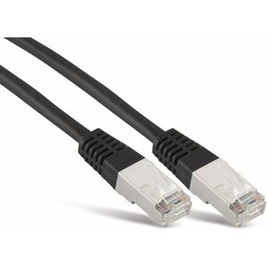 S-IMPULS CAT.6 Patchkabel, 0,5 m, schwarz, S-FTP, PIMF