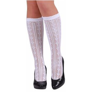 Carnaval Tiroler Kniekous - Wit