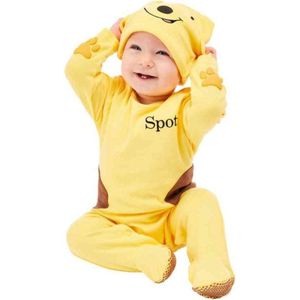 Carnaval Spot The Dog Kinder Kostuum 6-9 Mnd - Geel - Maat 6 /12 Maanden