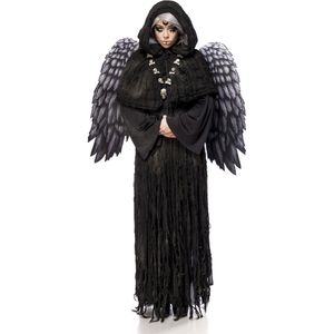 Carnaval Fallen Angel Lady Kostuum - Zwart - Maat L/XL