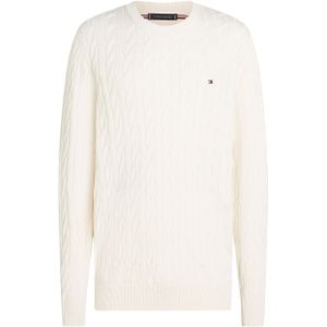 Tommy Hilfiger Pullover Cable Off White