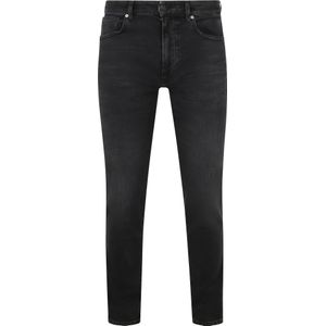BOSS - Regular-fit Jeans - Blauw - Stretchdenim - Taps Toelopende Pasvorm