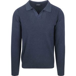 Suitable - Riva Structure - Pullover - Donkerblauw