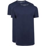 Slater 2-pack T-shirt Basic Extra Lang O-neck Navy