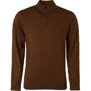 No Excess Half Zip Trui Caramel