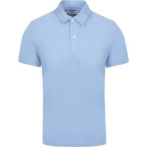 King Essentials The James Poloshirt Mid Blauw