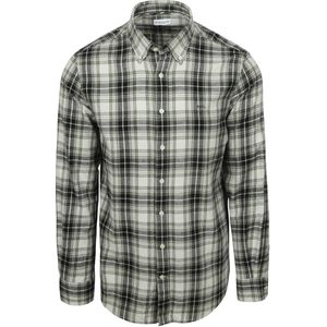 McGregor - Overhemd - Groen - Flanel - Ruiten - Casual