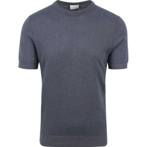 Profuomo T-Shirt Linnen Blauw