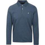 Marc O'Polo Poloshirt Lange Mouwen Blauw