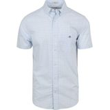 Gant Overhemd Short Sleeve Lichtblauw