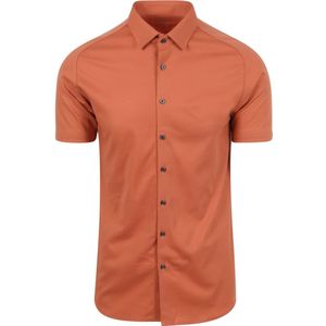 Desoto Short Sleeve Jersey Overhemd Peach Oranje