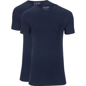 Slater 2-pack Stretch T-shirt Navy