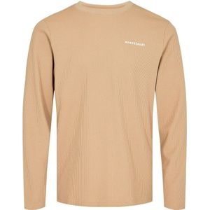 Anerkjendt Silo Waffle T-shirt Beige