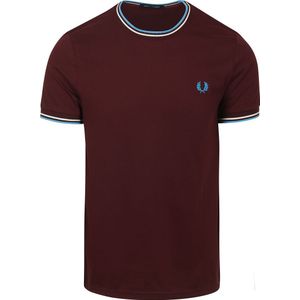 Fred Perry M1588 Twin Tipped T-shirt Bordeaux