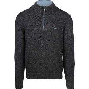 NZA Half Zip Trui Christopher Melange Navy