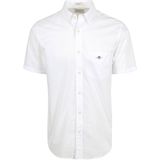 Gant Overhemd Short Sleeve Wit