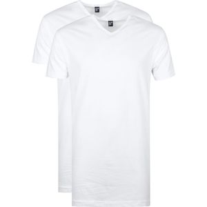 Alan Red Vermont Extra Lange T-Shirts Wit (2Pack)