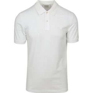 Scotch And Soda Core Piqué Polo Wit