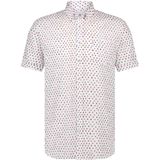 State Of Art Short Sleeve Overhemd Print Wit