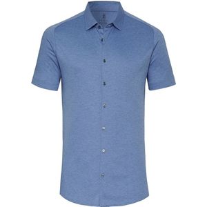 Desoto Short Sleeve Jersey Overhemd Blauw